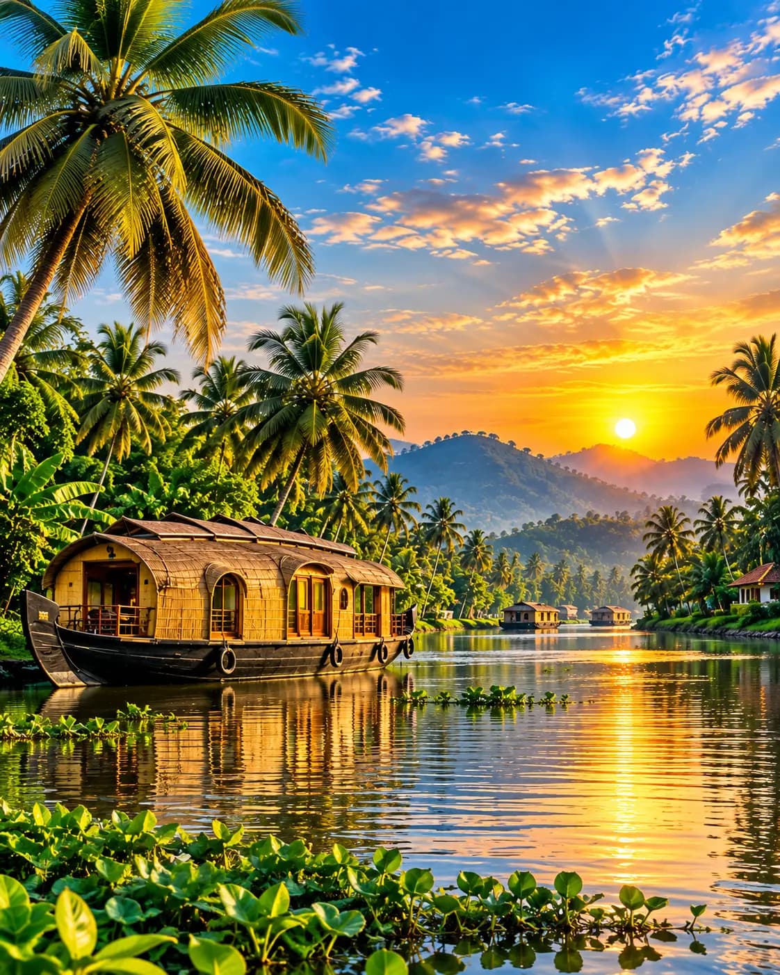 Kerala hills and tea plantations