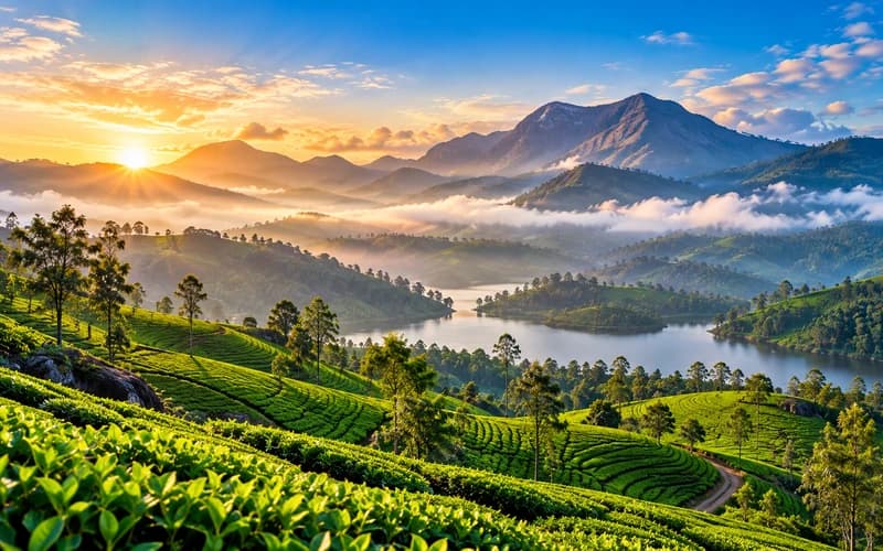 Munnar tea gardens